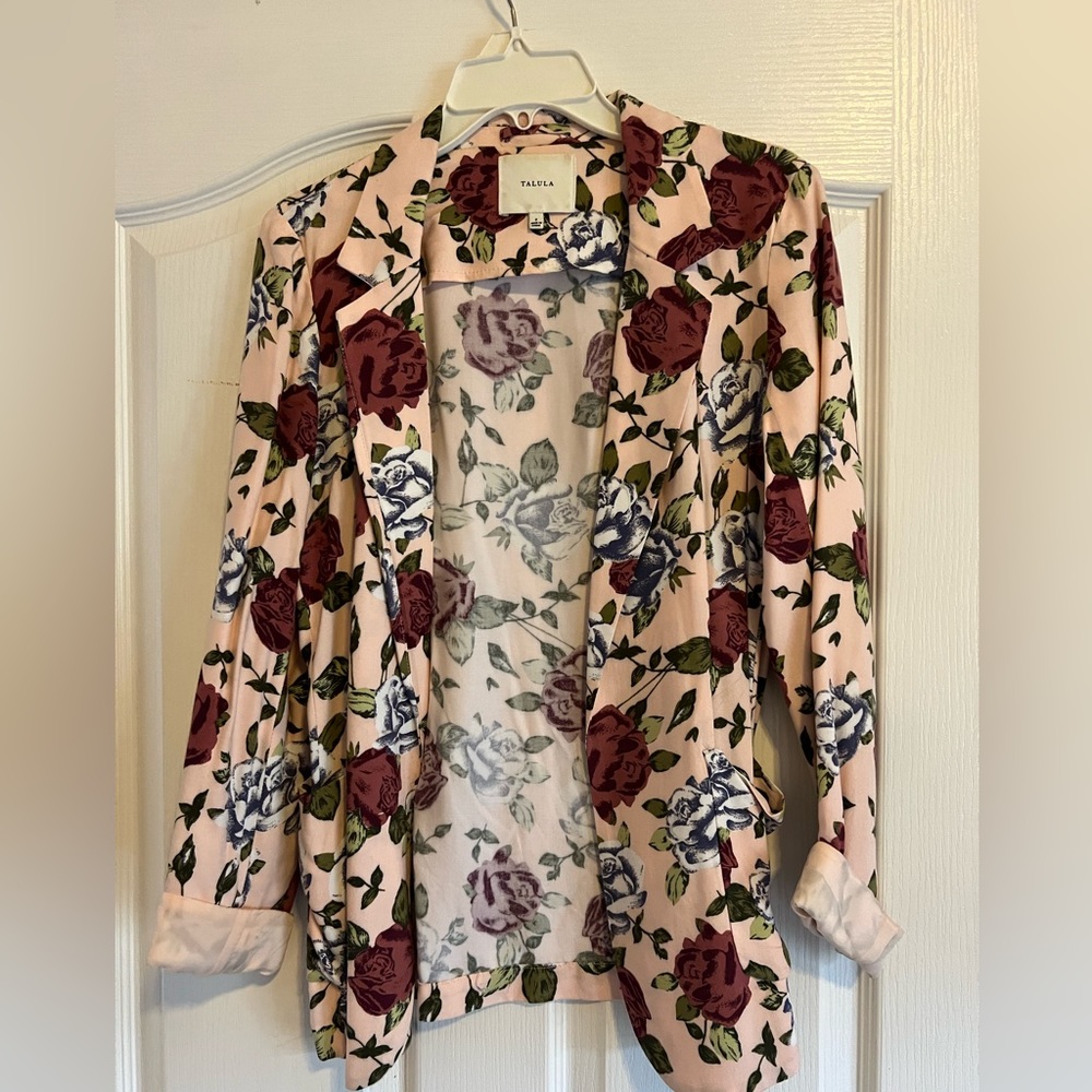 Floral blazer